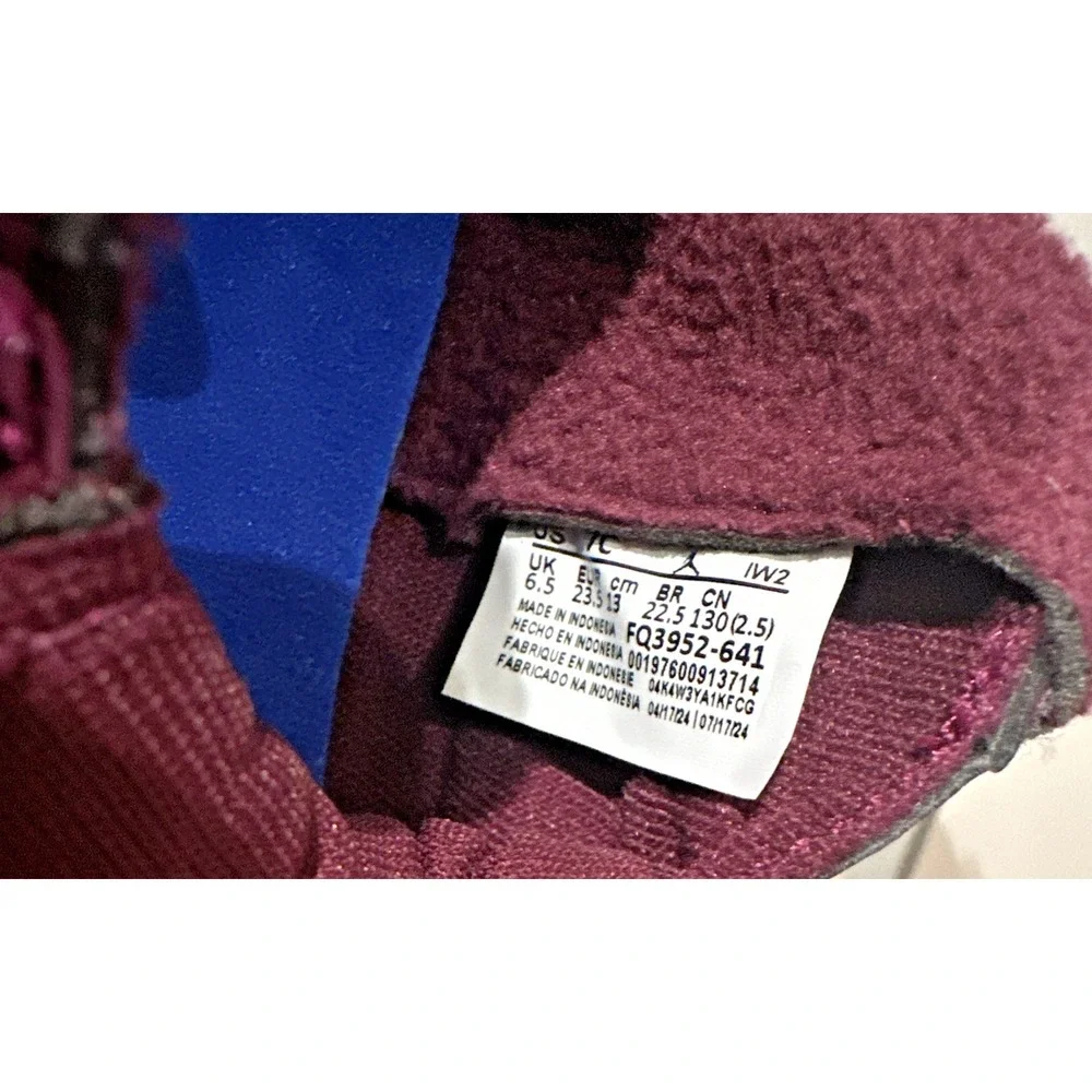 Jordan Toddler Size 7c Spizike Low‎ Sneaker Bordeaux/Hyper Royal/Sail
